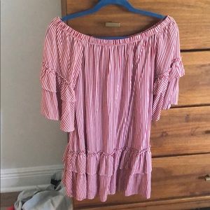 Off the shoulder dress